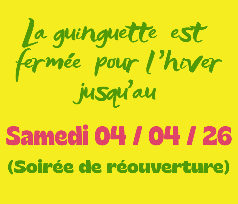 Actualité de la guinguette